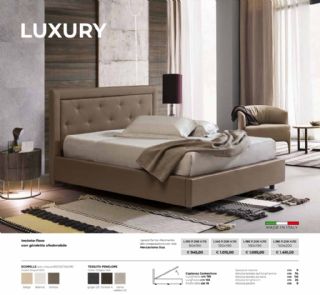 LETTO CONTENITORE LUXORY